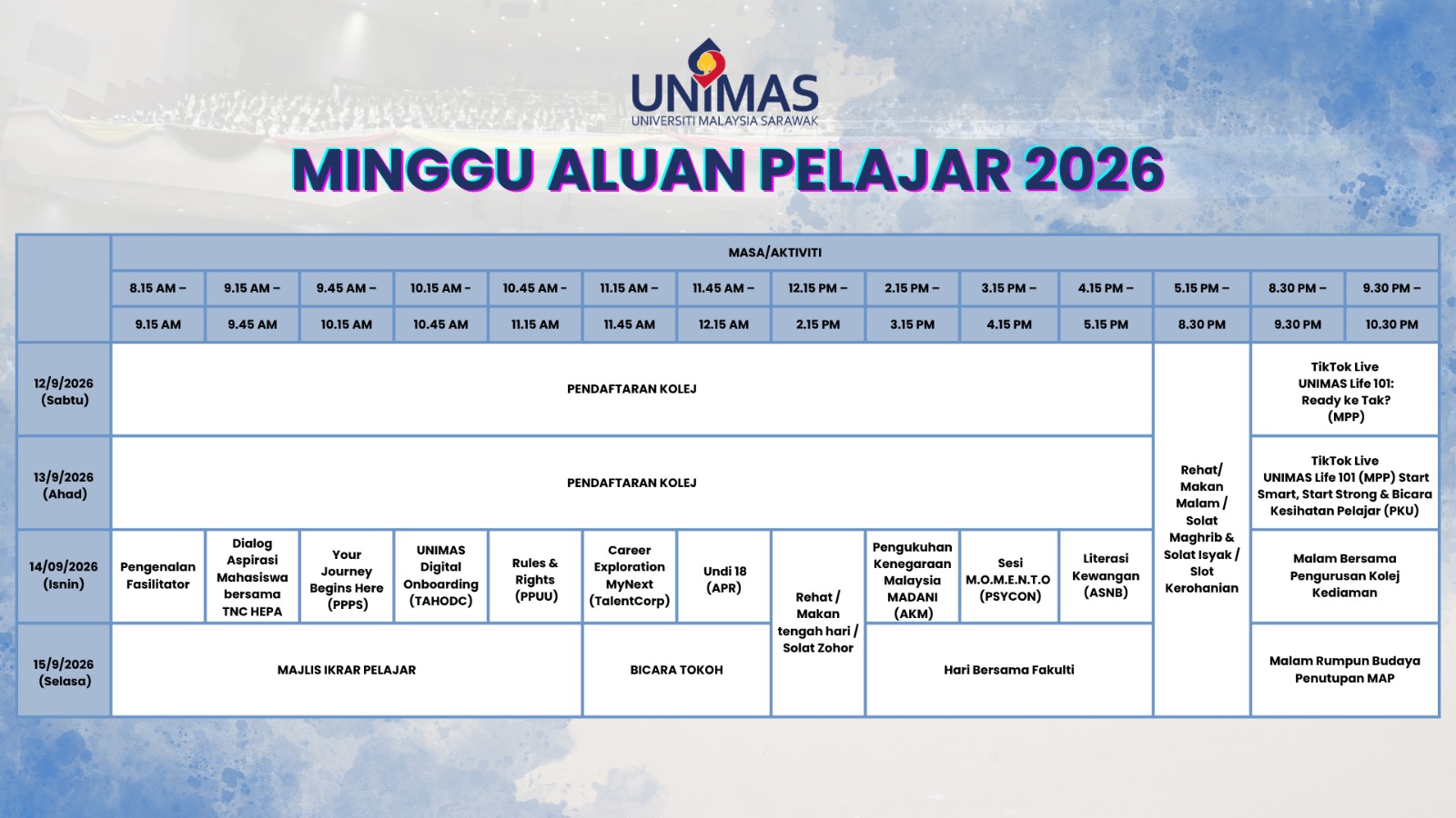 JADUAL MAP 2026 Image